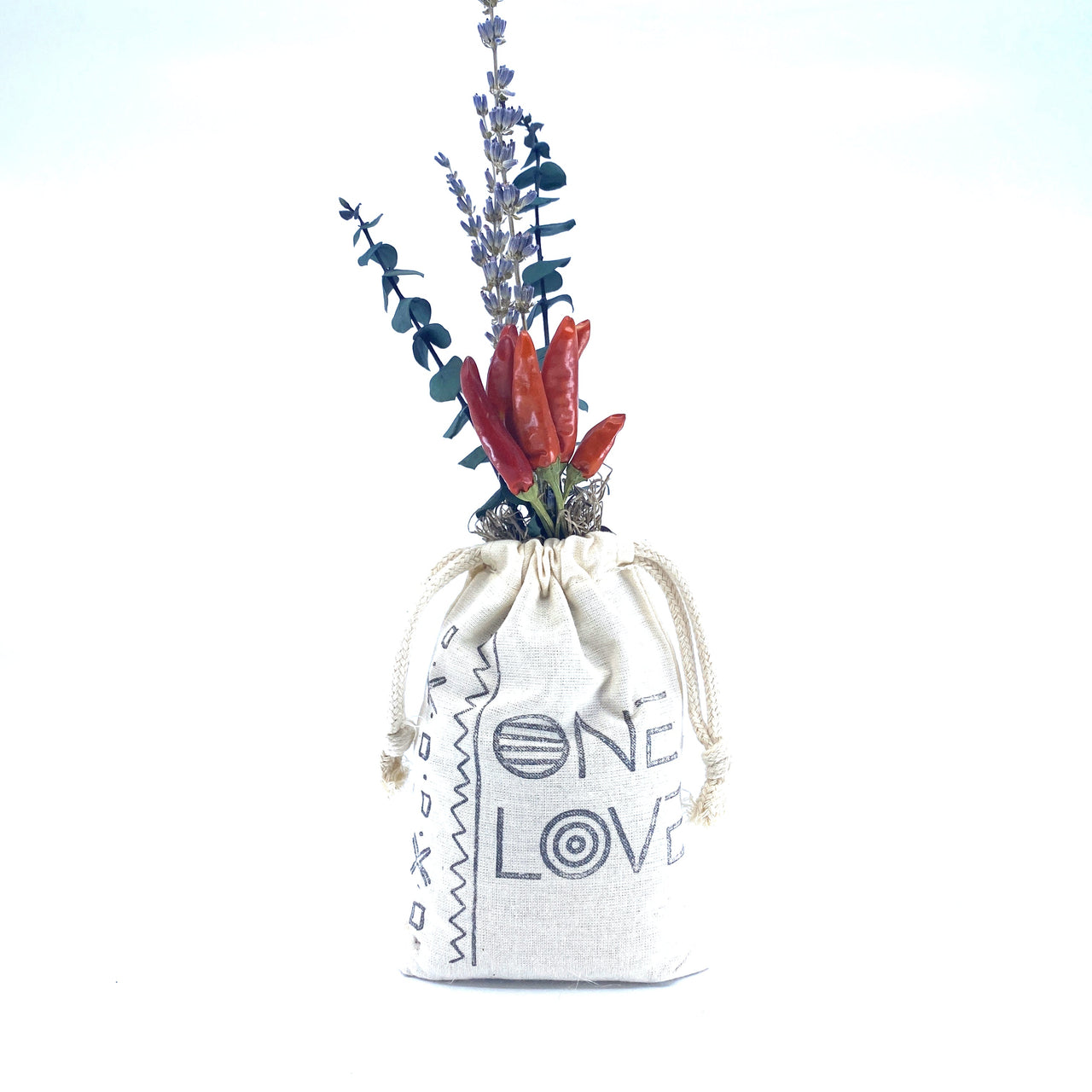 Sunsum - Sack of Flowers, One Love, Organic, Dried Flower Bouquet - 5 TYPES -