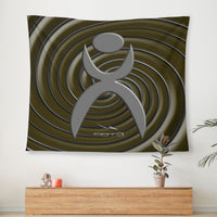 Thumbnail for OOTO - SPIRALING GLYPHIC 3 - D34 Wall Tapestry - 3 SIZES -