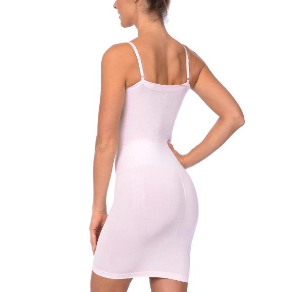 Seamless Strapless Full Body Slip Pale Pink -