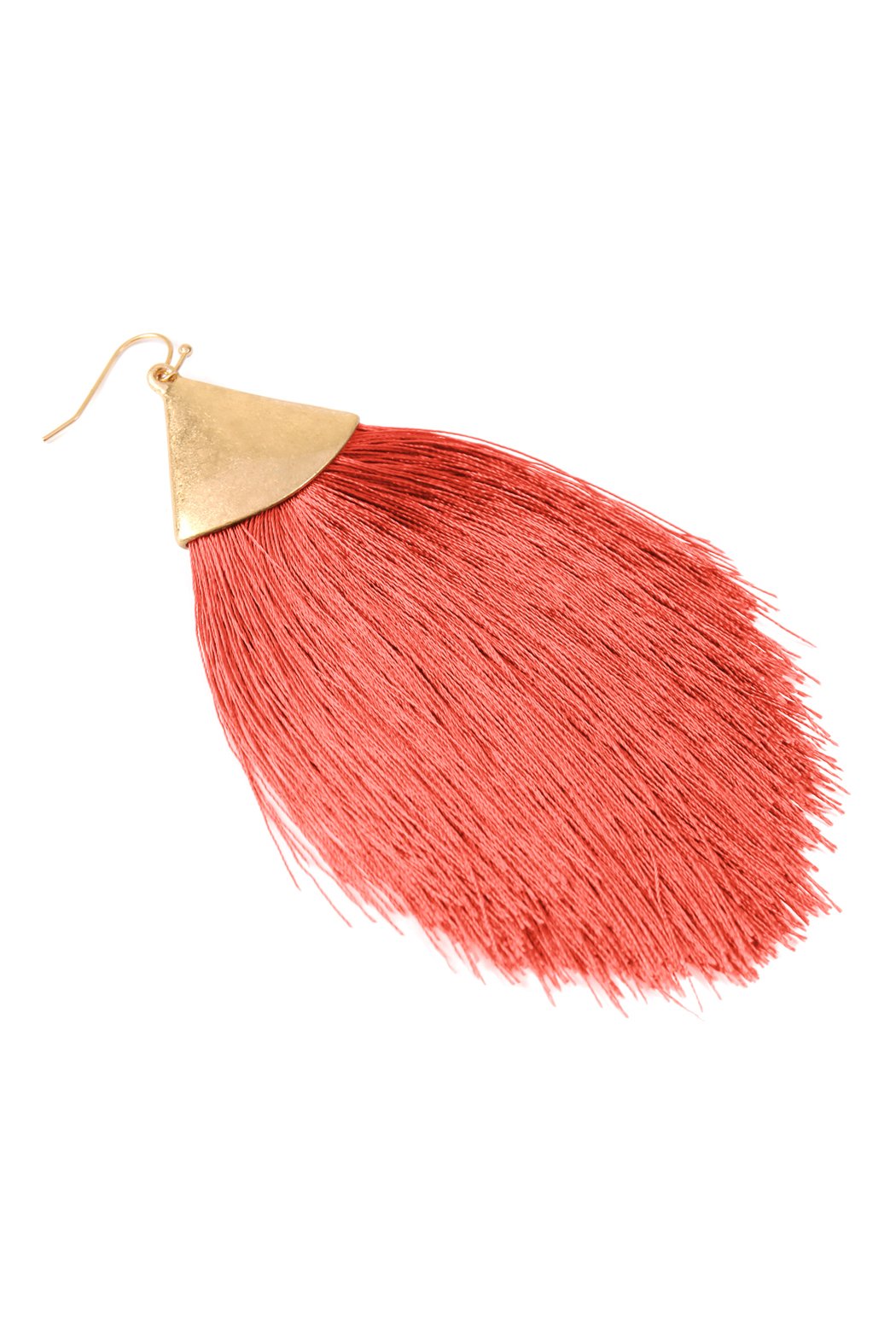 Oversized Tassel Drop Earrings - 18 COLORS -