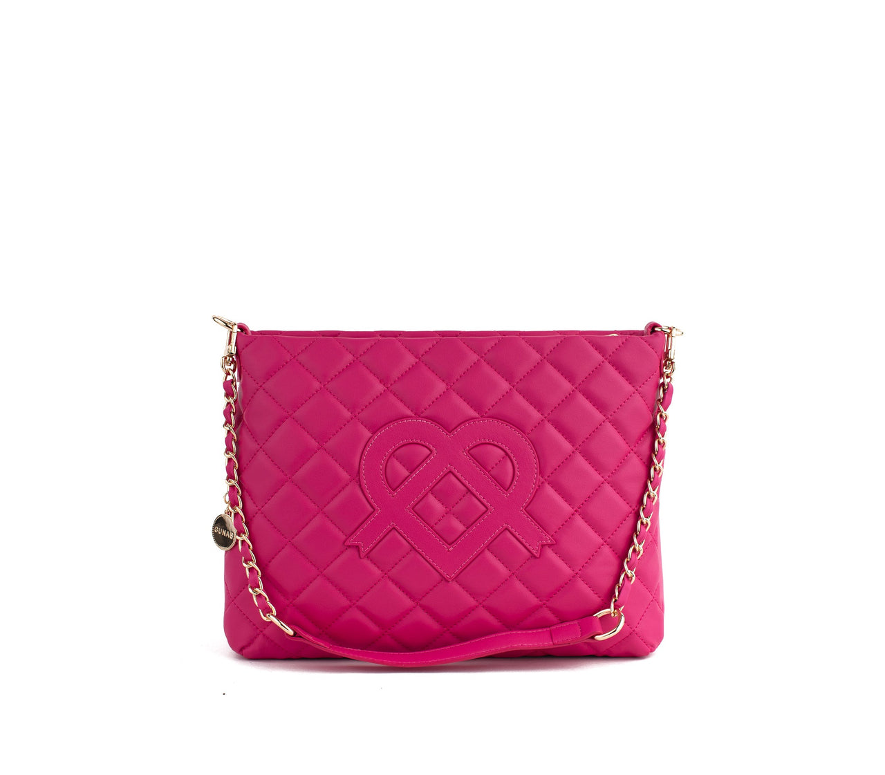 GUNAS NEW YORK - Koi - Pink Quilted Vegan Leather Purse - 1 COLOR -