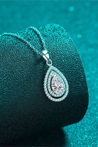 Thumbnail for 1 Carat Moissanite Teardrop Pendant Necklace