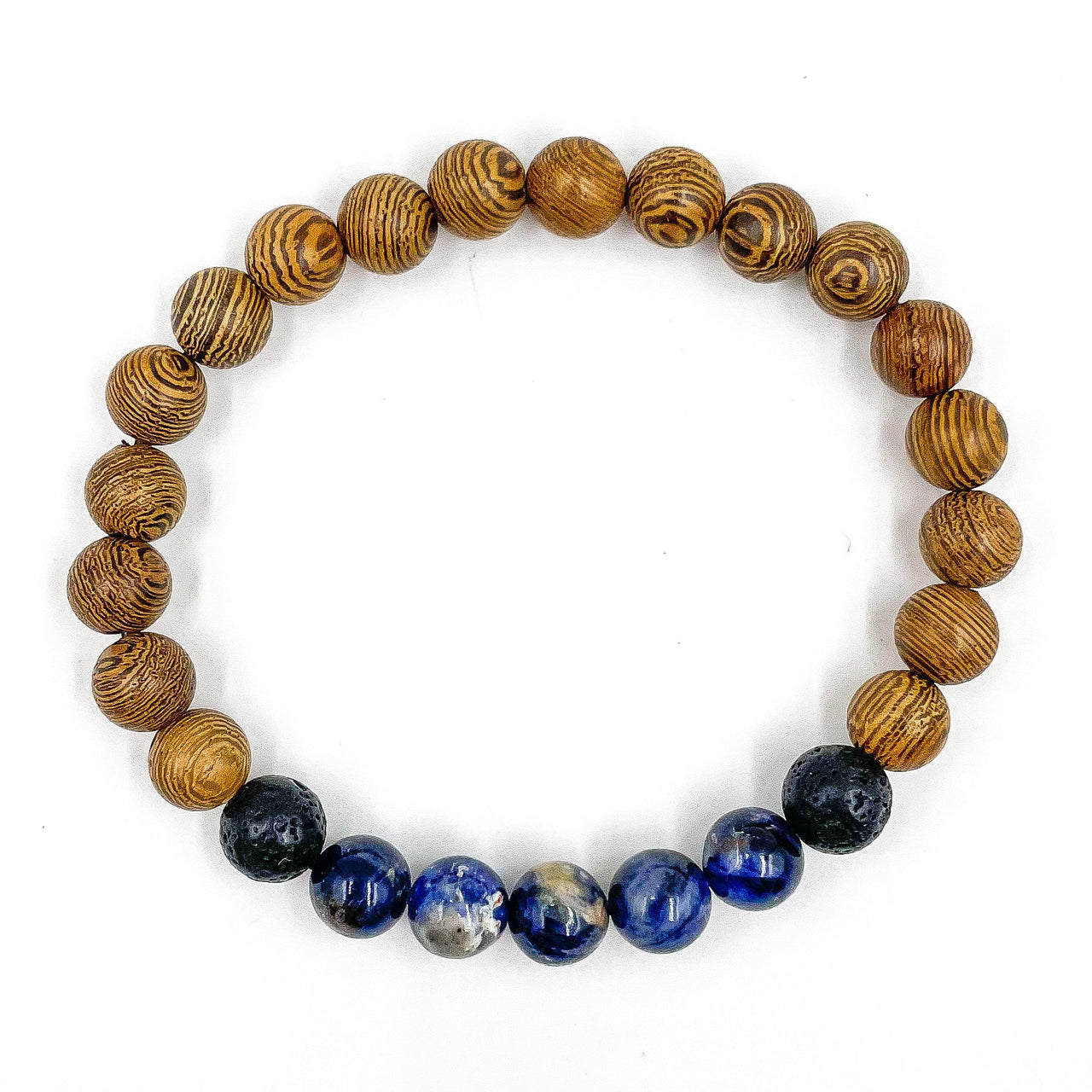 Kingston - Blue Sodalite & Zebrawood -