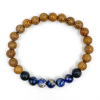 Thumbnail for Kingston - Blue Sodalite & Zebrawood -