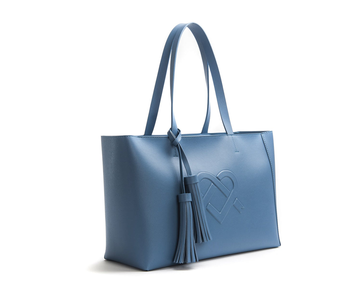 GUNAS NEW YORK - Tippi - Blue Vegan Leather Tote Bag - 1 COLOR -