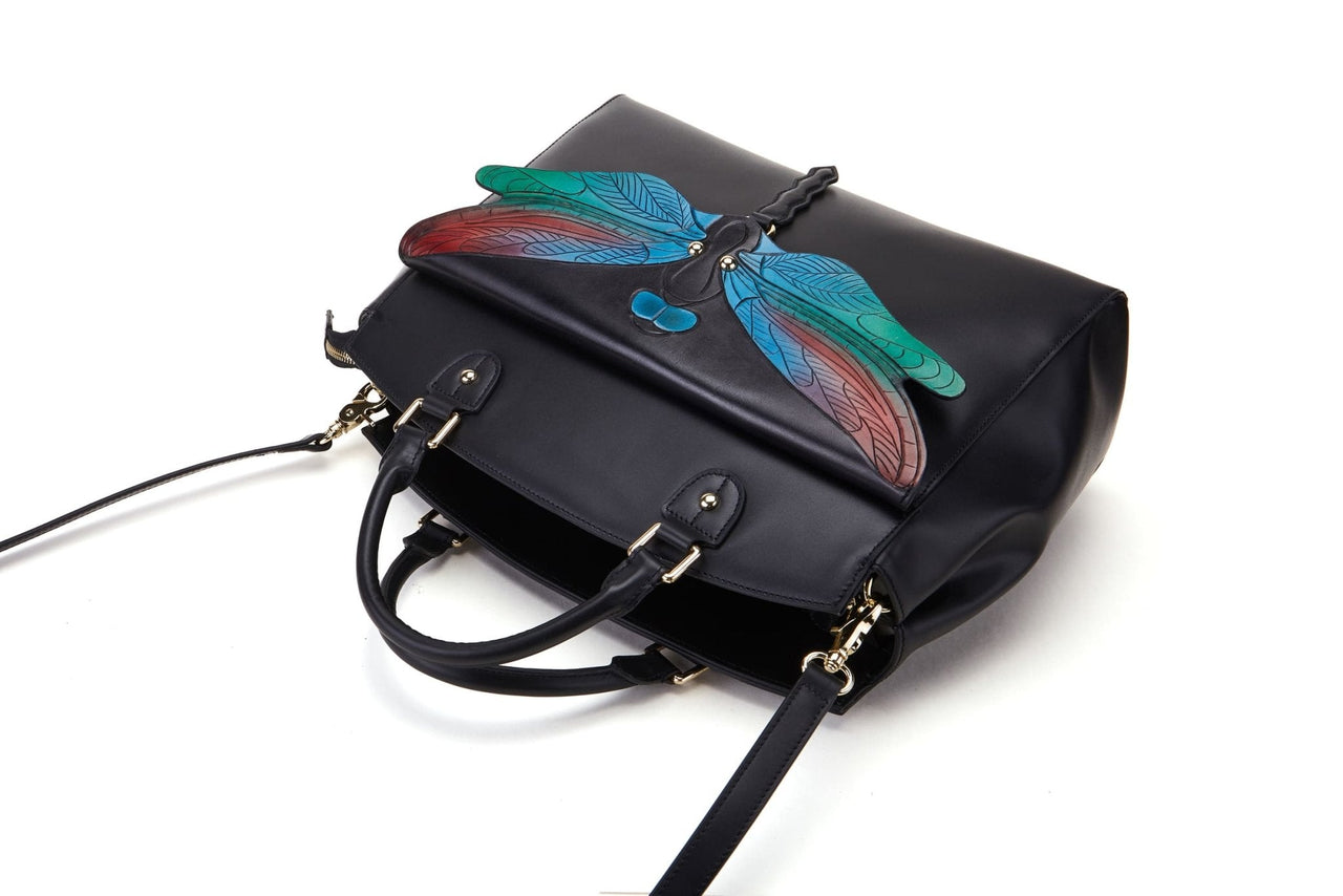 Bellorita - Dragonfly Black Shoulder Bag - 1 COLOR -