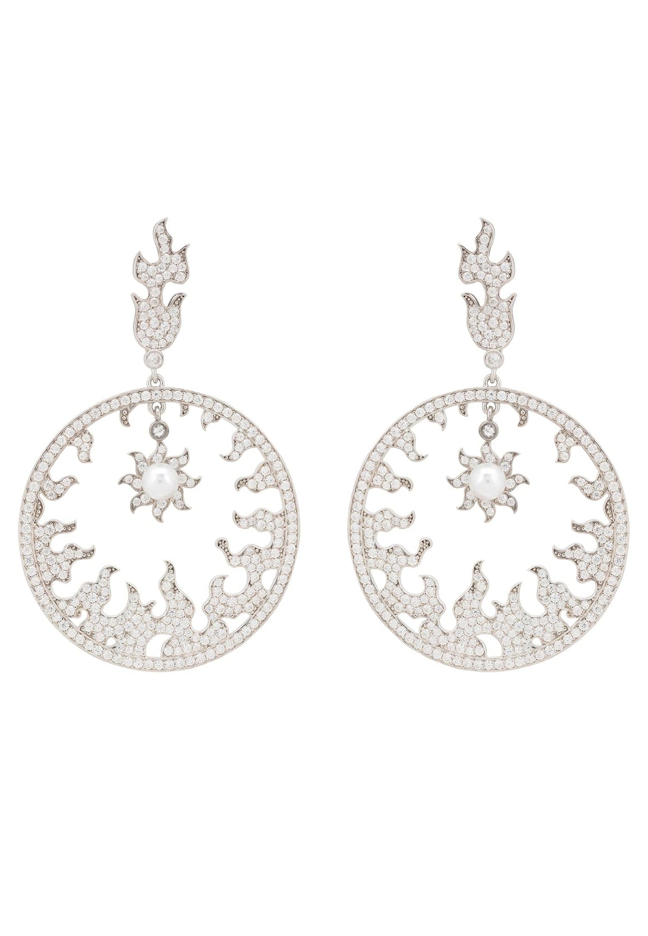 LATELITA - Helios Earrings Silver -