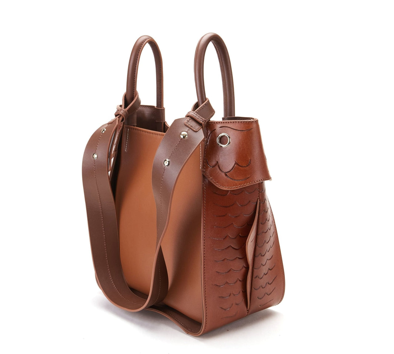 Bellorita - Carp Brown Shoulder Bag - 1 COLOR -