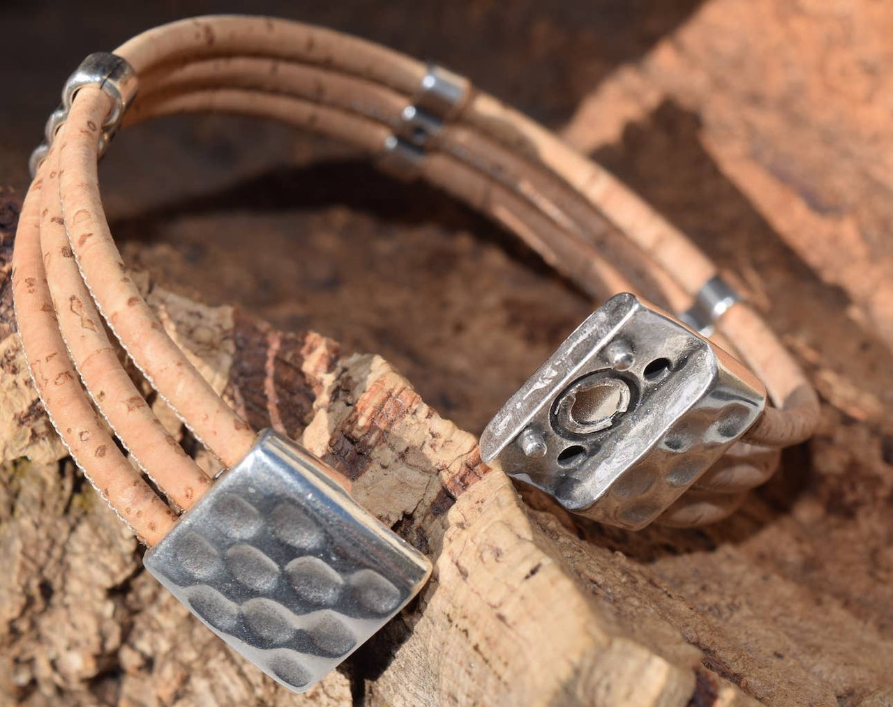 Men's Cork Bracelet - Triple -