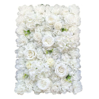 Thumbnail for Artificial Flower Wall Backdrop Panel 40cm X 60cm Mixed Whites -