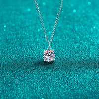 Thumbnail for 1 Carat Moissanite 925 Sterling Silver Necklace