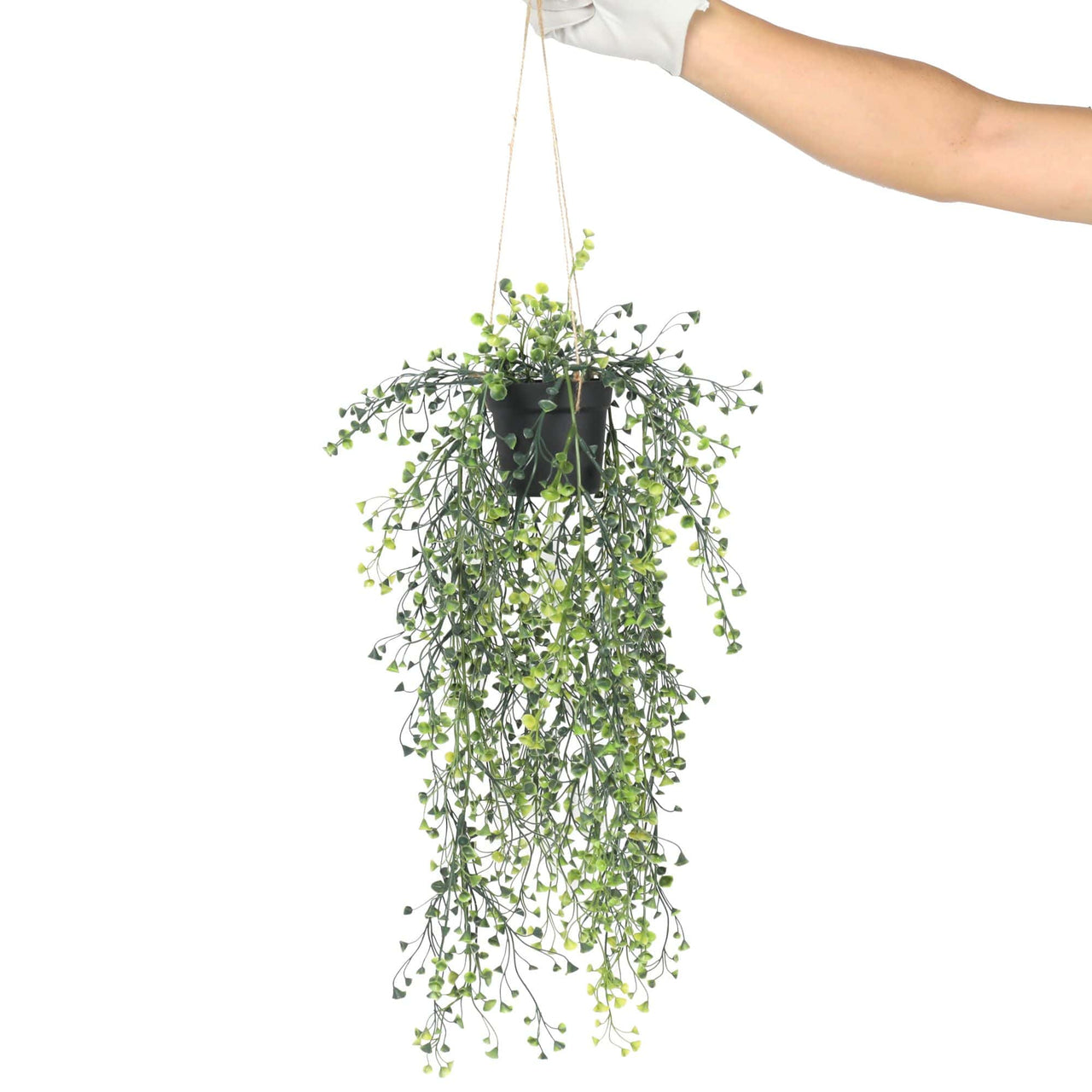 Artificial Hanging Pearls (Potted) 56cm UV Resistant -