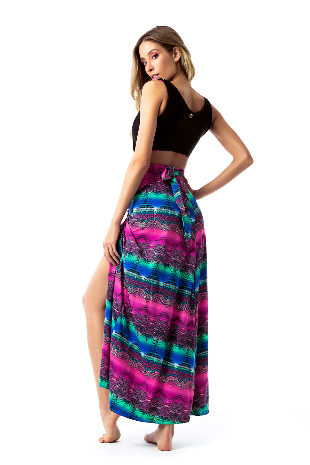 Hellokini - Navagio Cover Up Wrap Skirt - 1 COLOR -