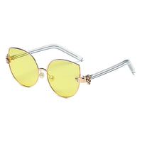 Thumbnail for Centralia | S2042 - Women Metal Frame Cat Eye Hands Classic Sunglasses - 4 COLORS -