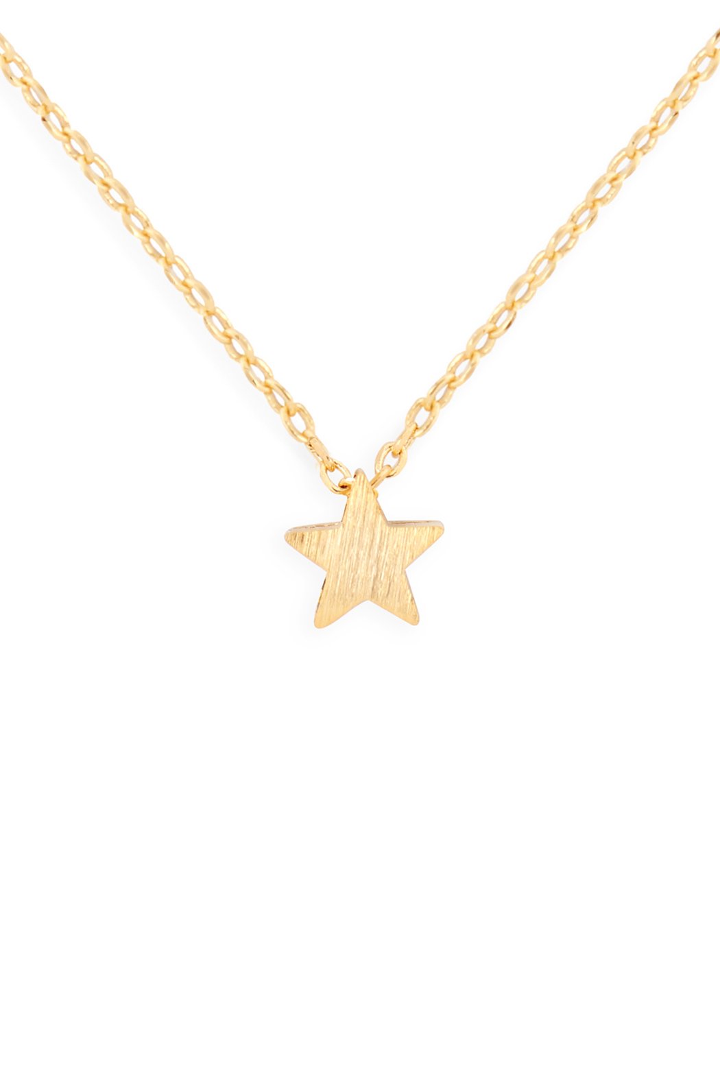 Riah Fashion - Star Pendant Necklace - 3 FINISHES -