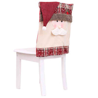 Thumbnail for Pom-Pom Christmas face Trim Chair Cover - ADD TO YOUR CHRISTMAS / HOLIDAY THEME - [5-10DAY DELIVERY] - T - 2 TYPES -