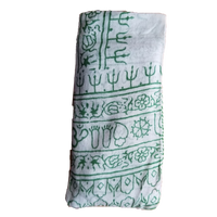 Thumbnail for OMSutra - Silk Eye Pillow - Flax seed filled - OM Design - 4 COLORS -