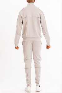 Thumbnail for 3M Reflective Piping Jacket and Pant Track Suit - 1 COLOR -