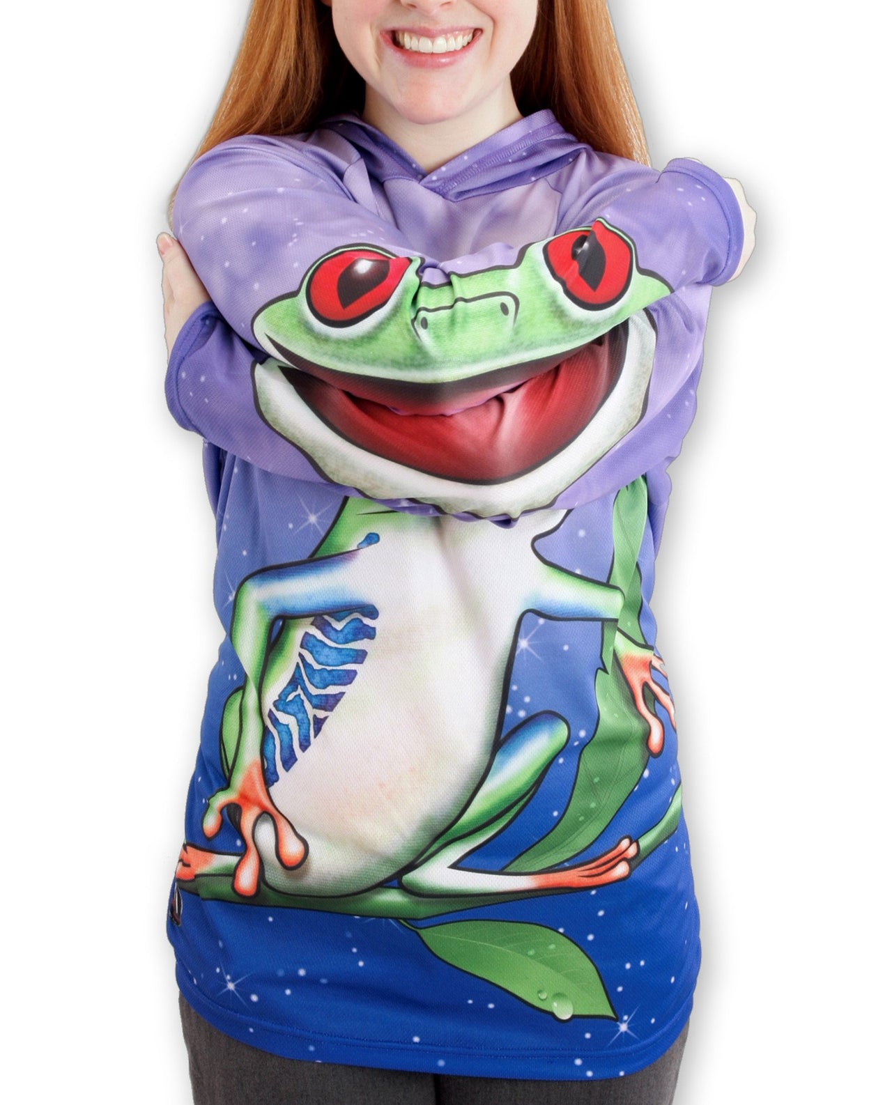 Mouthman - TREE FROG Hoodie Chomp Shirt - ADULT SIZES AVAILABLE! - 12 SIZES -