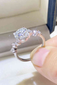 Thumbnail for 2 Carat Moissanite 925 Sterling Silver Ring