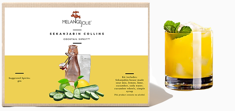 Mélange Jolie Sekanjabin Collins Cocktail SipKit™