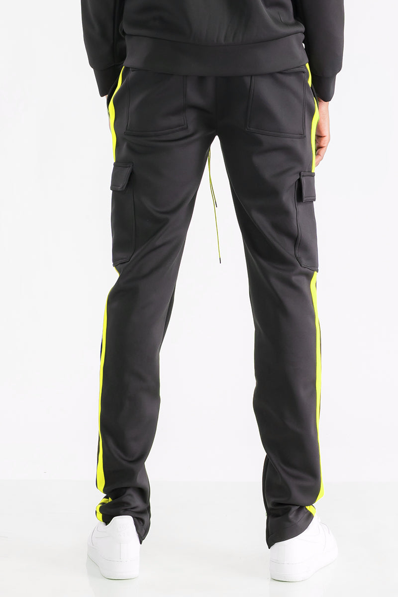 Two Stripe Cargo Track Pants - 1 COLOR -