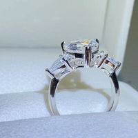 Thumbnail for 3 Carat Moissanite 925 Sterling Silver Ring