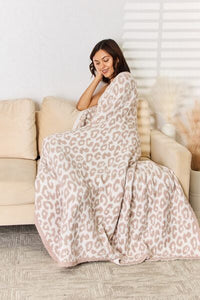 Thumbnail for Cuddley Leopard Decorative Throw Blanket - T - 3 COLORS -