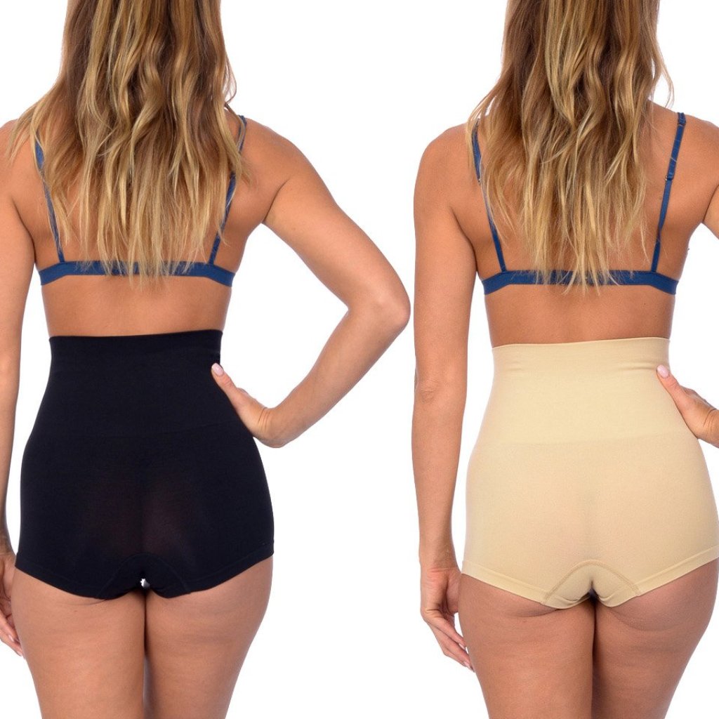 Seamless High Waist Boy Short Shaper 2 Pack -