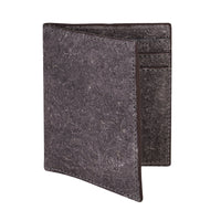 Thumbnail for IKON SWEDEN - Coconut Leather BiFold Card Holder - Dark Grey - 1 COLOR -