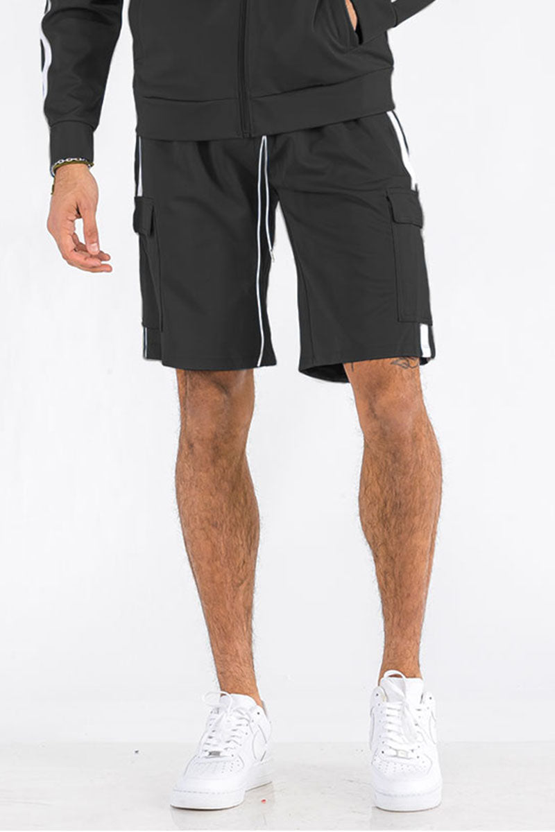 Two Stripe Cargo Shorts - 1 COLOR -