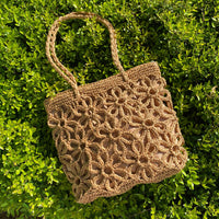 Thumbnail for Ellison & Young - Hand Made Muted Floral Tote - 1 COLOR -