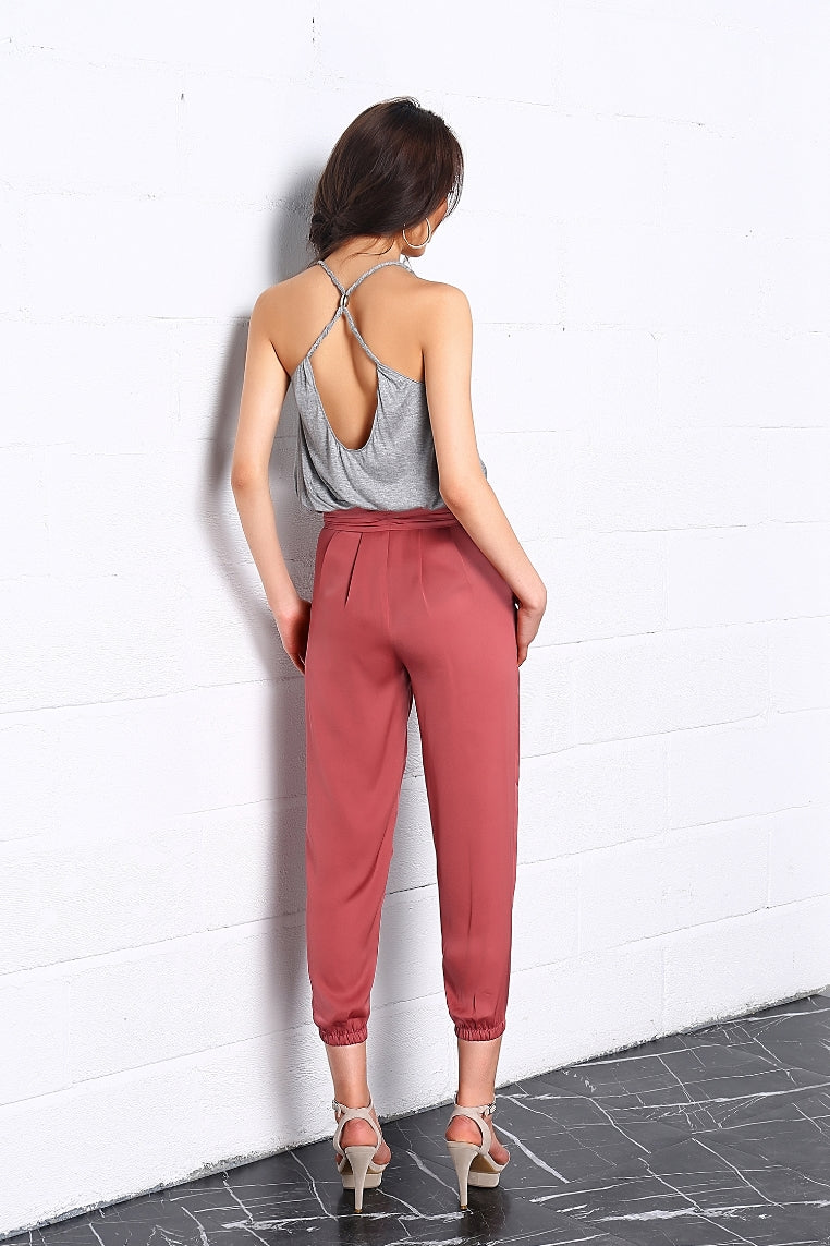 Lagerose - Banquet High Waist Pants - 2 COLORS -