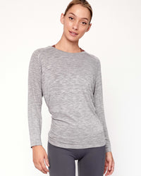 Thumbnail for Rebody - Kim Heathered Pullover - 1 COLOR -