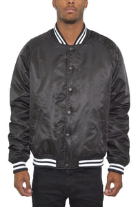 Thumbnail for Classic Varsity Windbreaker Bomber Jacket - 1 COLOR -