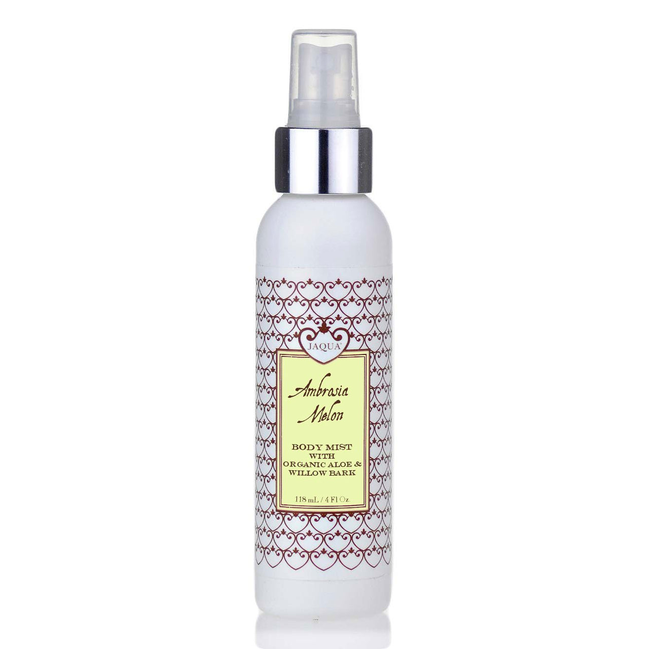 JAQUA - Ambrosia Melon Hydrating Body Mist With Organic Aloe & Willow Bark -