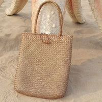 Thumbnail for ClaudiaG - Straw Shopping Bag - 1 COLOR -