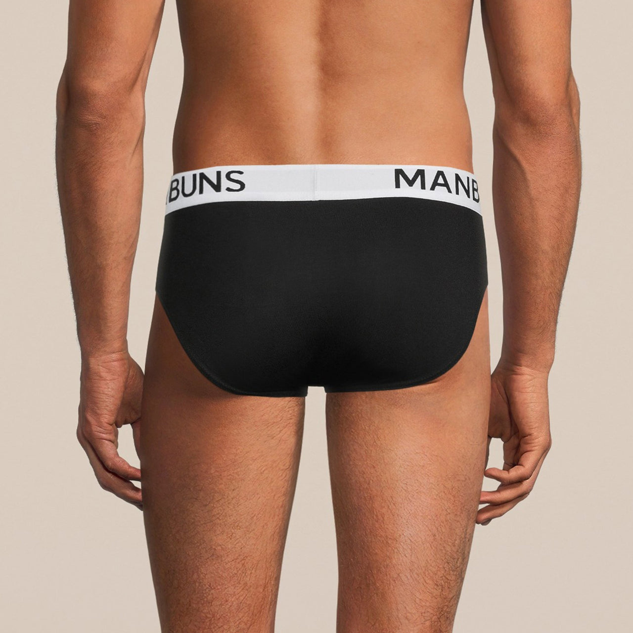 Men's Classic Black Brief Underwear -