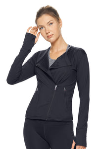 Thumbnail for Women's Moto Workout Jacket - 2 COLORS -