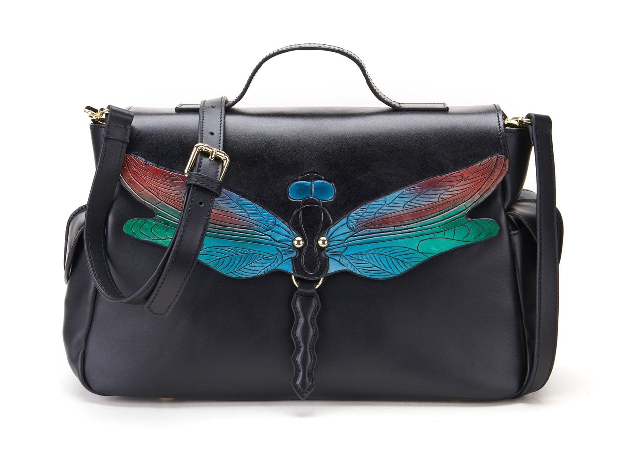 Bellorita - Dragonfly Black Satchel - 1 COLOR -