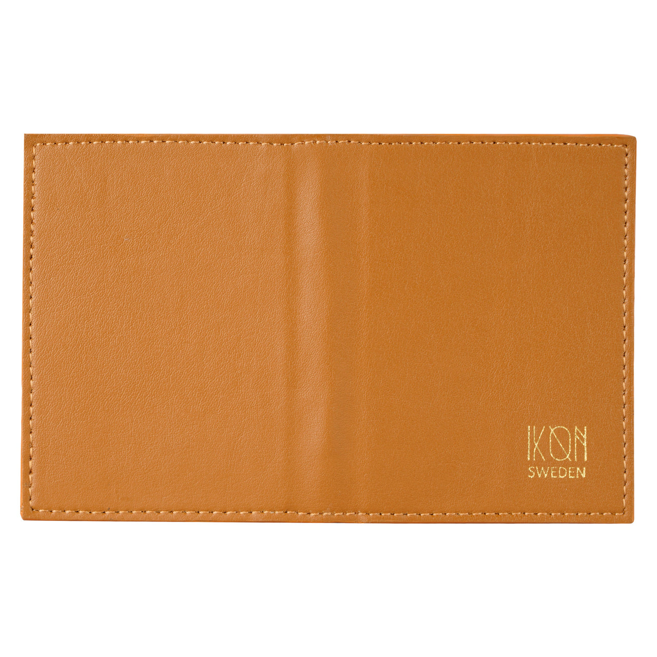 IKON SWEDEN - Cactus Leather BiFold Card Holder - Cognac - 1 COLOR -