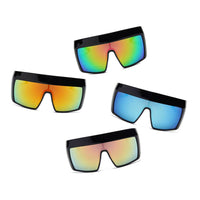 Thumbnail for Folsom | S2043 - Women Oversize Shield Sunglasses - 4 LENS COLORS -