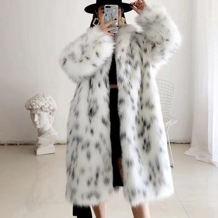 Sharon Tatem - Thickened Plush Long Overcoat - Autumn and Winter - Faux Fur Coat - 1 COLOR -