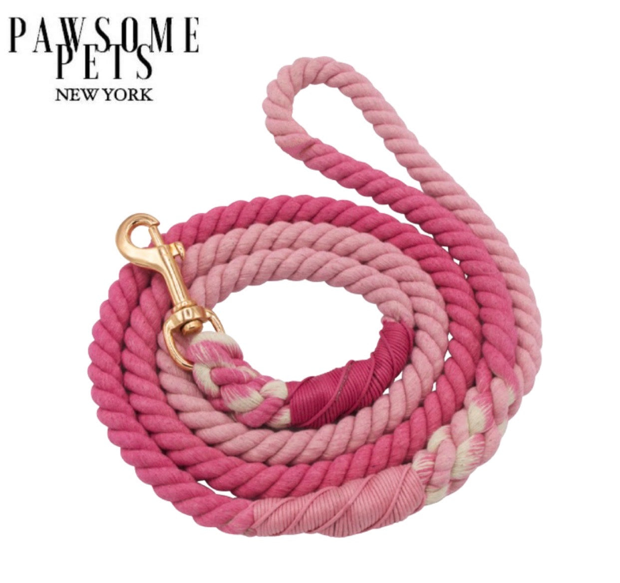 Rope Leash - Cherry Blossom -