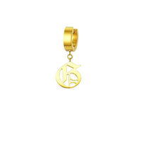 Thumbnail for Mister - Old English Initial Earring - ALL 26 LETTERS - 2 FINISHES - FIND YOURS! -