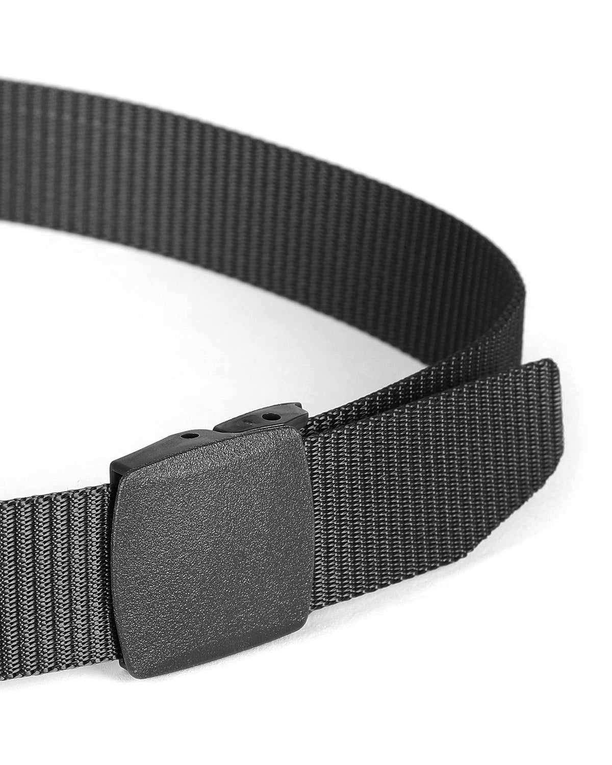 Mens Adjustable Nylon Strap Military Tactical Web Belt Plastic Buckle - 6 COLORS -