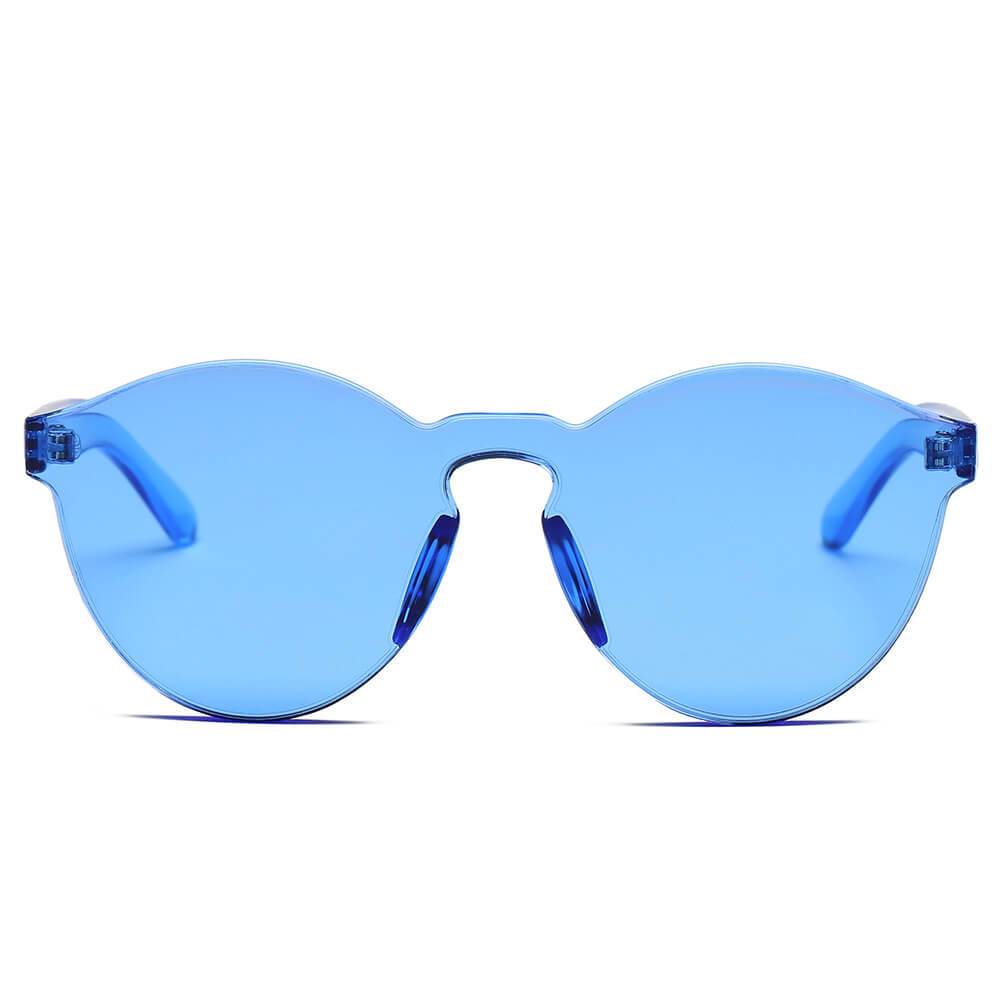 Fargo | S2005 - Hipster Translucent Unisex Monochromatic Candy Colorful Lenses Sunglasses - 9 COLORS -