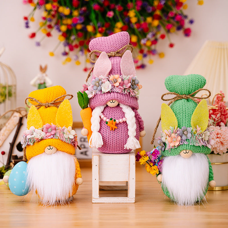 Easter Knit Gnomes - [5-10 DAY DELIVERY] - T - 3 COLORS/TYPES -