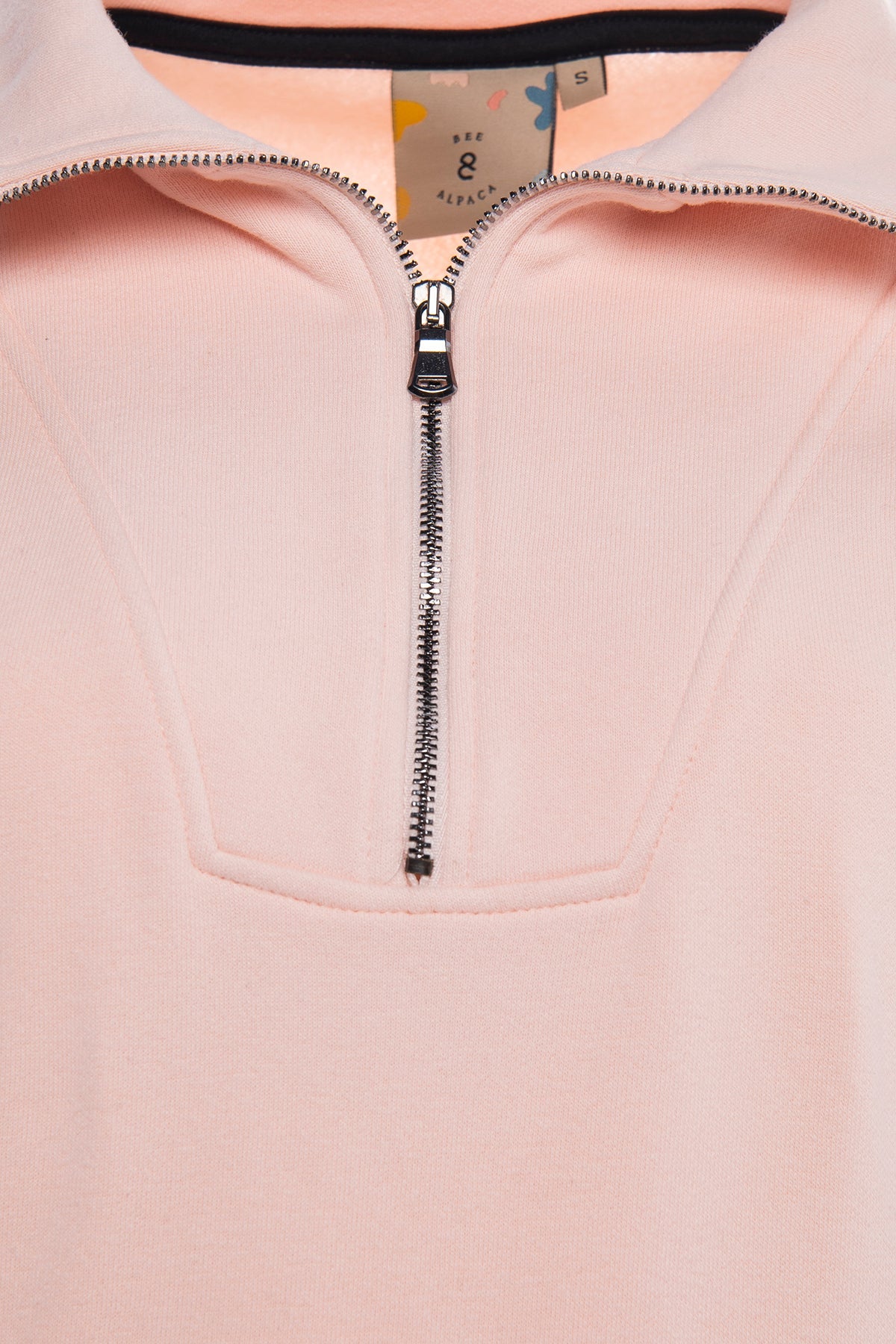 Zipped Neck Sweatshirt - 5 COLORS -