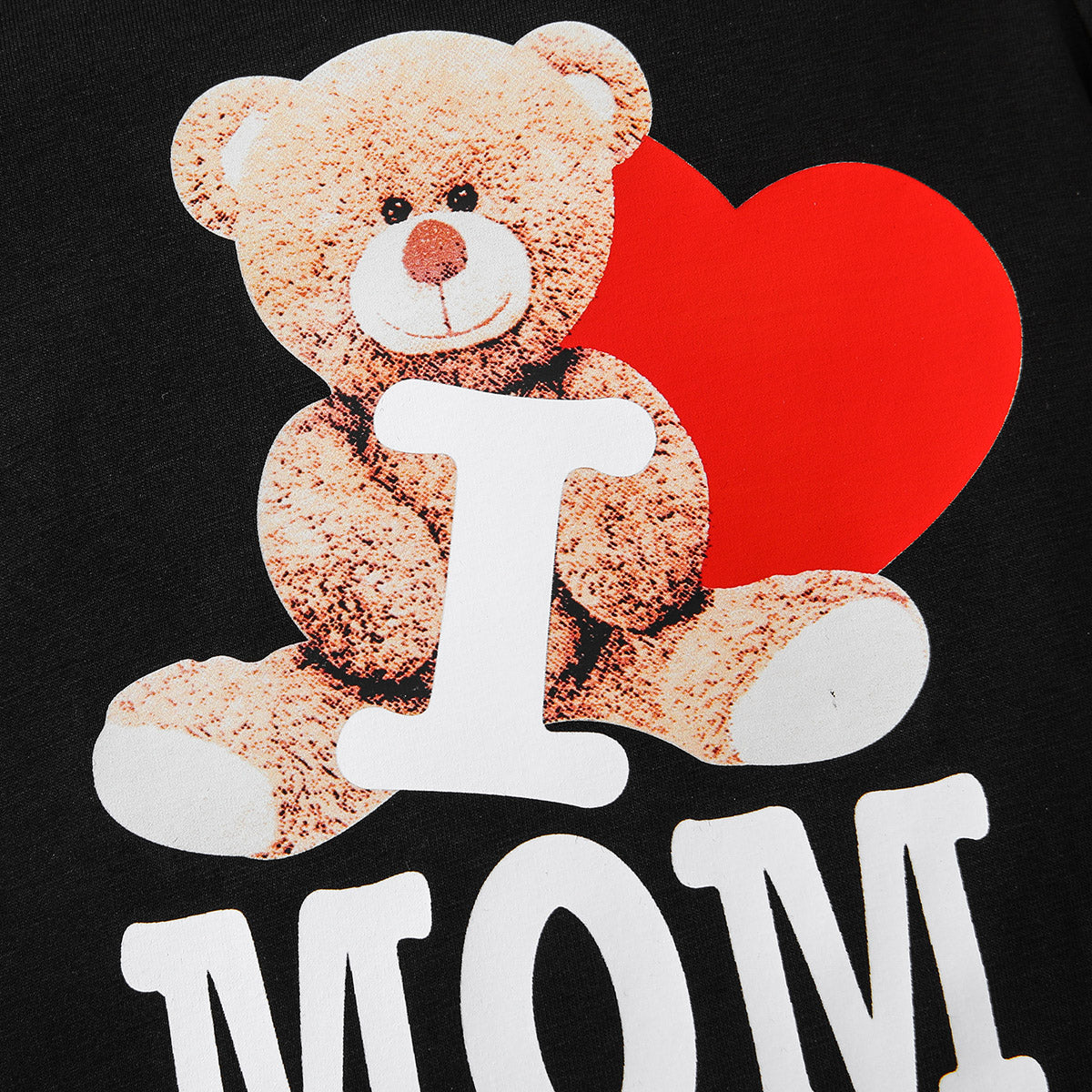 Baby Bear Graphic Short Sleeve Bodysuit - T - 5 SIZES - 2 COLORS -